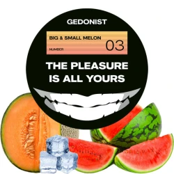 Тютюн Gedonist №03 Big & Small Melon (Біг & Смолл Мелон) 200 гр