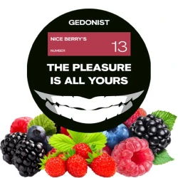 Тютюн Gedonist №13 Nice Berry's (Найс Берріс) 100 гр