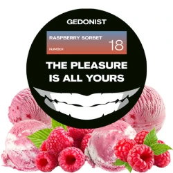 Тютюн Gedonist №18 Raspberry Sorbet (Малина Сорбет) 100 гр