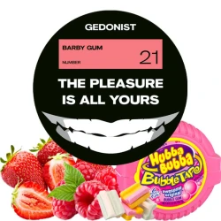 Тютюн Gedonist №21 Barby Gum (Барбі Гам) 100 гр