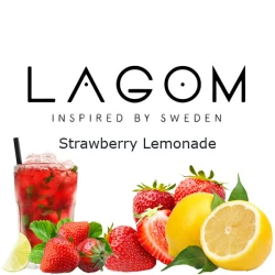 Тютюн Lagom Main Line Strawberry Lemonade (Полуниця Лимонад) 200 гр
