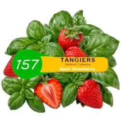 Тютюн Tangiers Noir Basil Strawberry 157 (Базилік Полуниця) 250гр