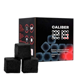 Вугілля кокосове Caliber 1кг 64 кубика в упаковці