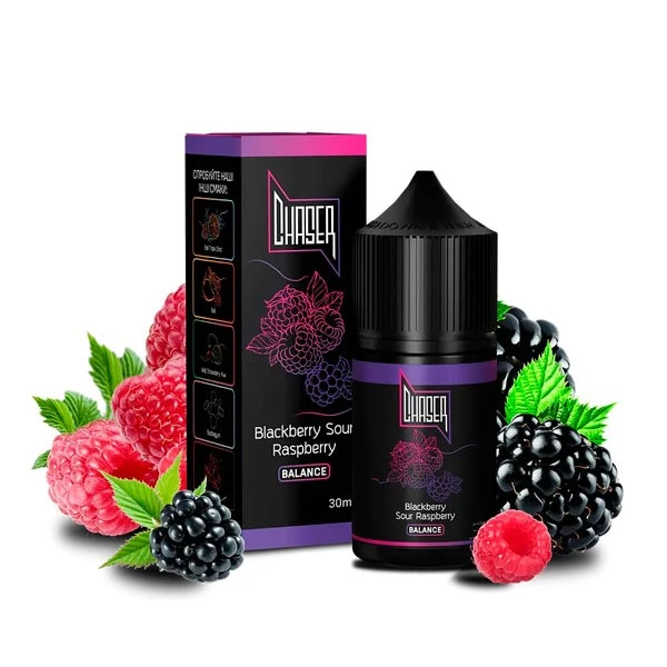 Жидкость Chaser Black Blackberry Sour Raspberry (Ежевика Сауэр Малина) 30 мл