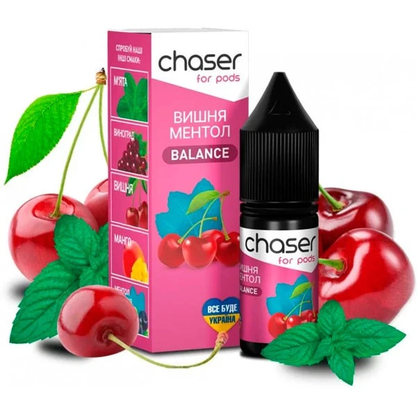 Жидкость Chaser For Pods Вишня Ментол 10 мл