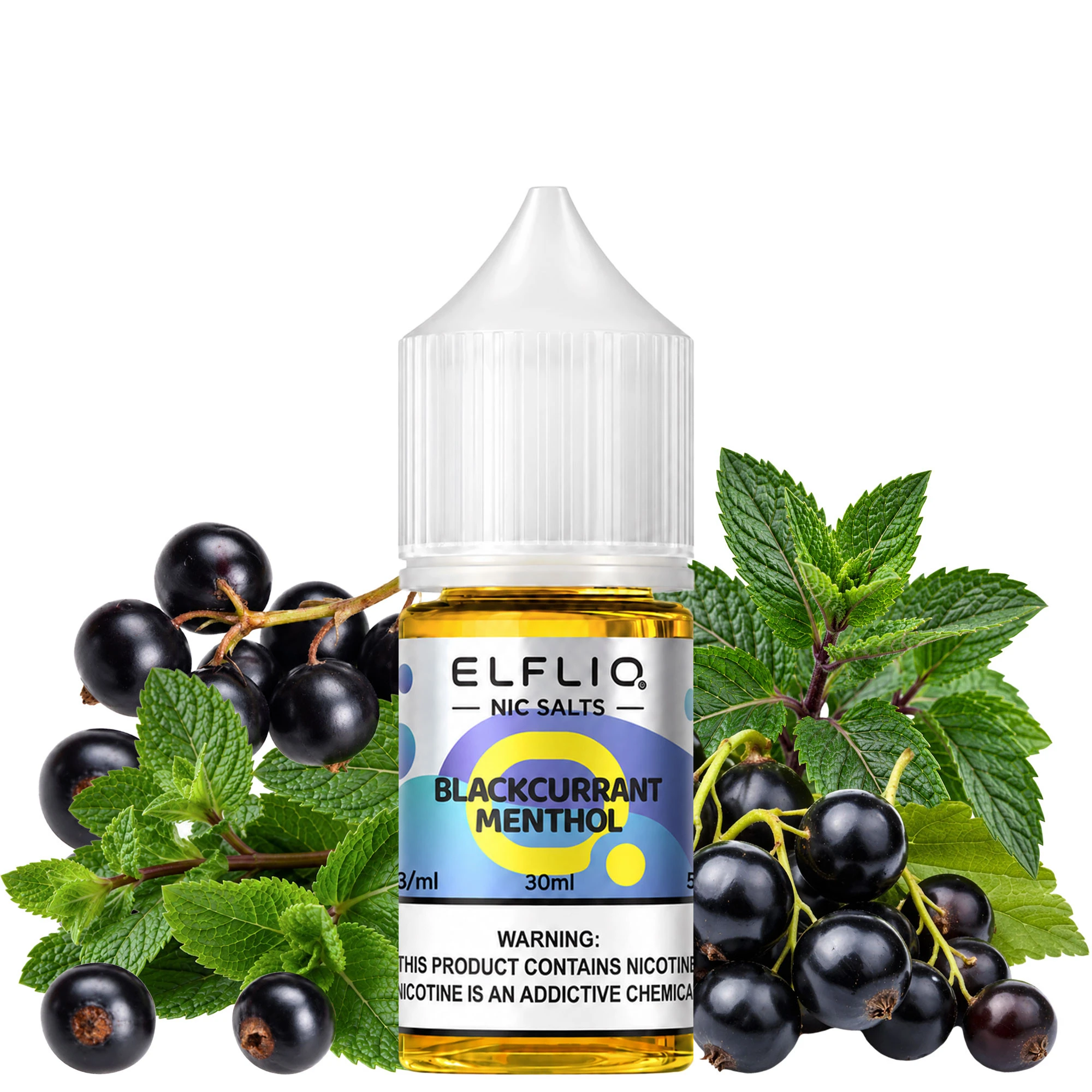Жидкость Elf Liq Blackcurrant Menthol (Черная Смородина Ментол) 30 мл