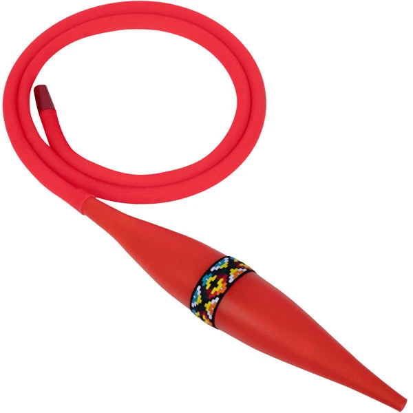 Шланг силиконовый Interhookah Bazuka Freeze Ice Soft Touch (Красный)