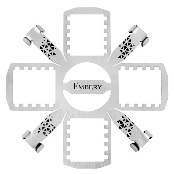 Сітка для вугілля для газової плити Embery (Сріблястий)