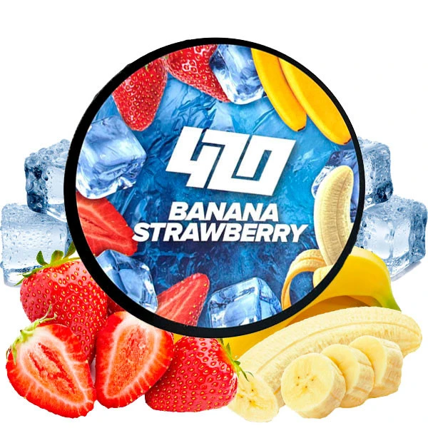 Табак 420 Classic Frost Line Banana Strawberry (Банан Клубника) 100 гр