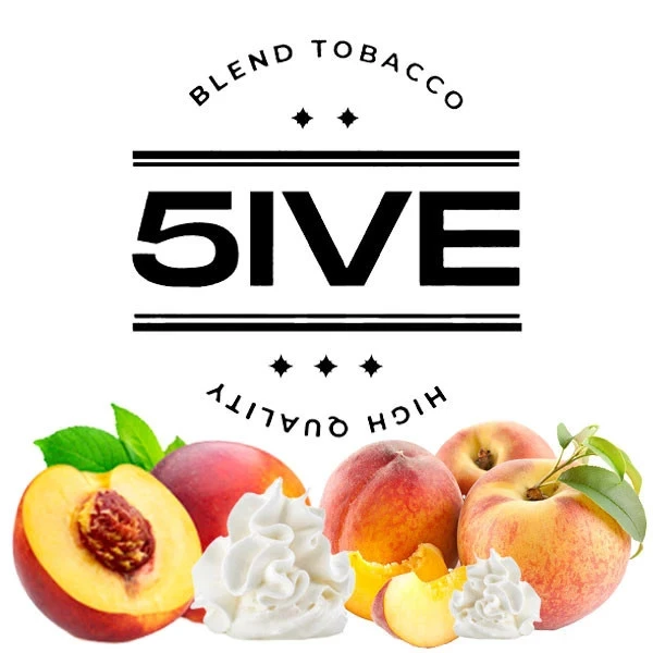Тютюн 5IVE Medium Line Creamy Peach (Кремі Піч) 40 гр