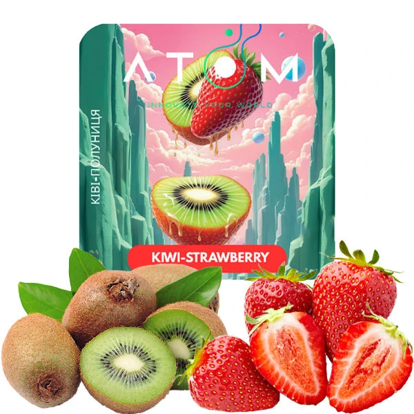 Табак Atom Kiwi Strawberry (Киви Клубника) 50 гр