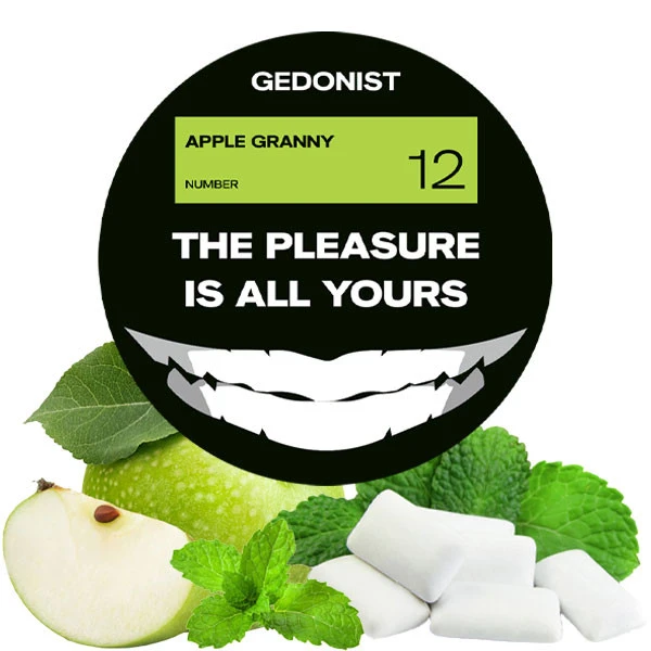 Тютюн Gedonist №12 Apple Granny (Епл Гренні) 100 гр