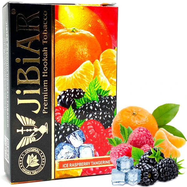 Табак JIBIAR Ice Raspberry Tangerine (Малина Мандарин Лед) 50 гр