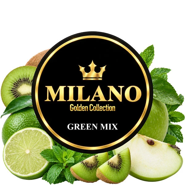 Тютюн Milano Golden Collection Green Mix (Грін Мікс) 100 гр