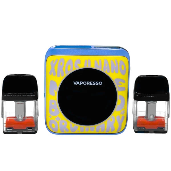 Vaporesso Xros 4 Nano Word-Pop Yellow (Жовтий з блакитним) — фото 2