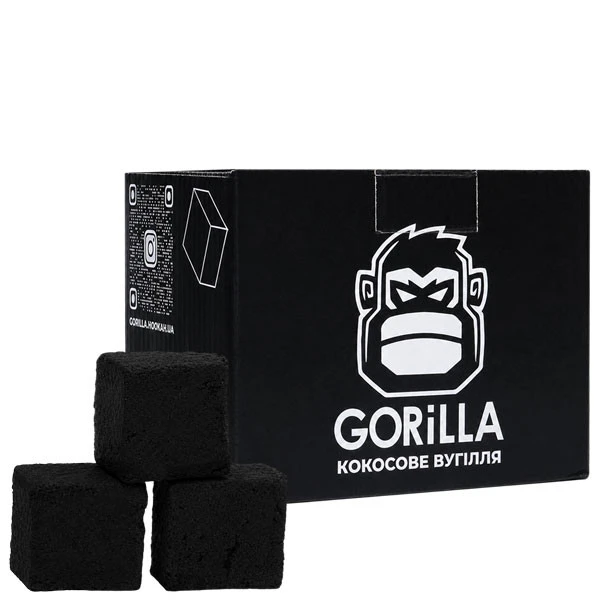 Вугілля кокосове Gorilla 0.5кг 36кубиків в упаковці
